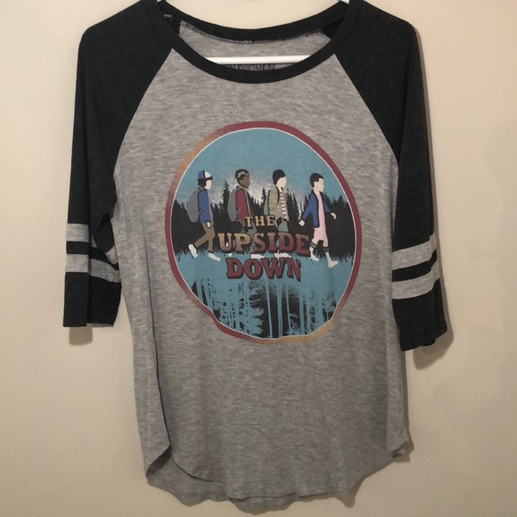 Stranger Things Tops - Stranger Things T-shirt The Upside Down